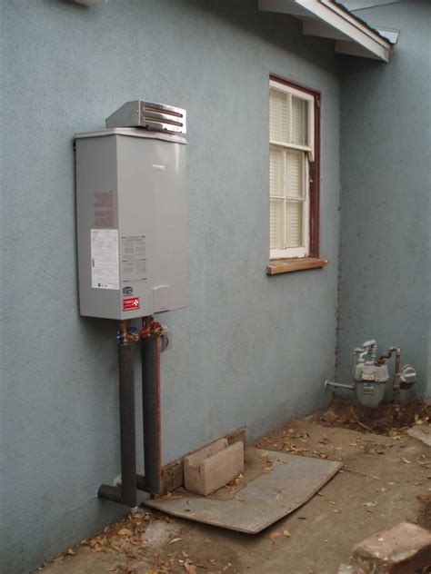 tankless electric water heater enclosure|install exterior water heater enclosure.